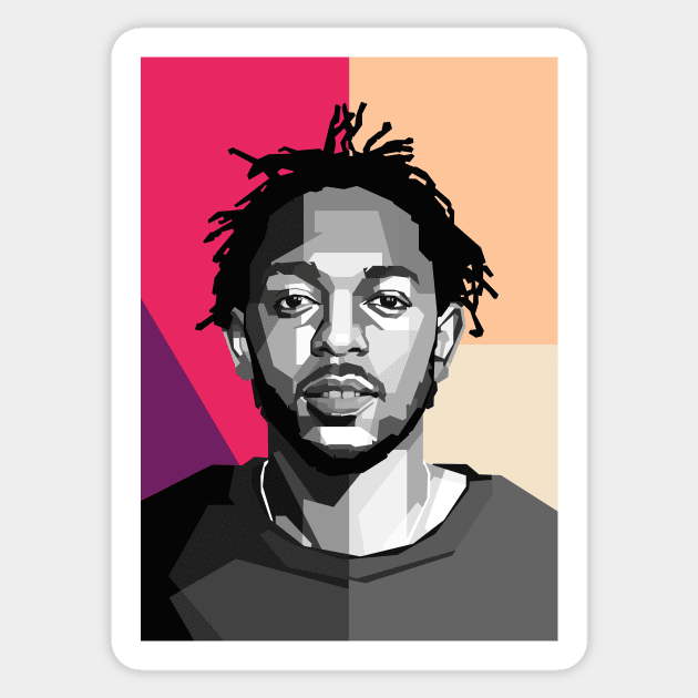 Kendrick Lamar Sticker by Creativedy Stuff